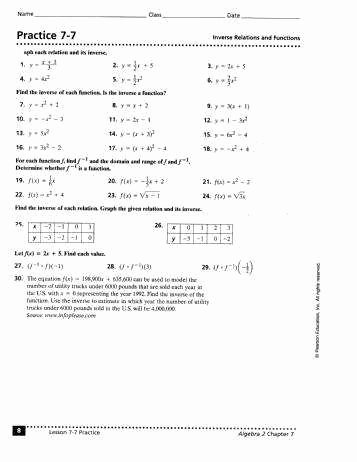 Relations and Functions Worksheet Awesome Relations and Functions Worksheet
