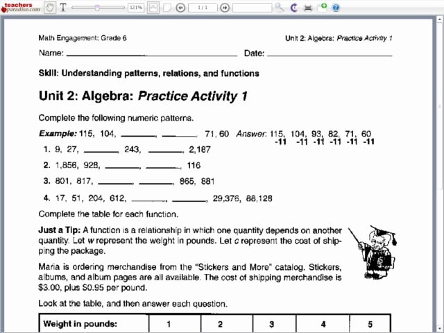 Relations and Functions Worksheet Awesome Understanding Patterns Relations and Functions Worksheet