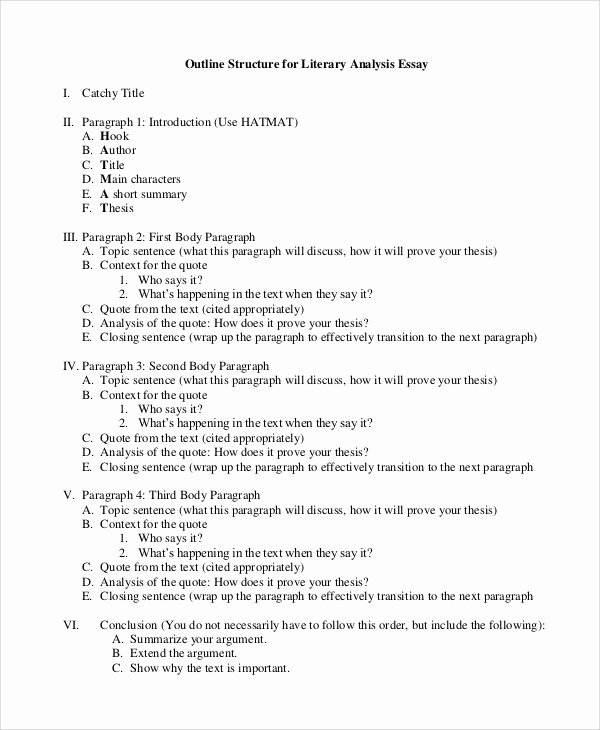 Rhetorical Analysis Outline Worksheet Awesome Analysis Essay Example 7 Examples In Pdf Word