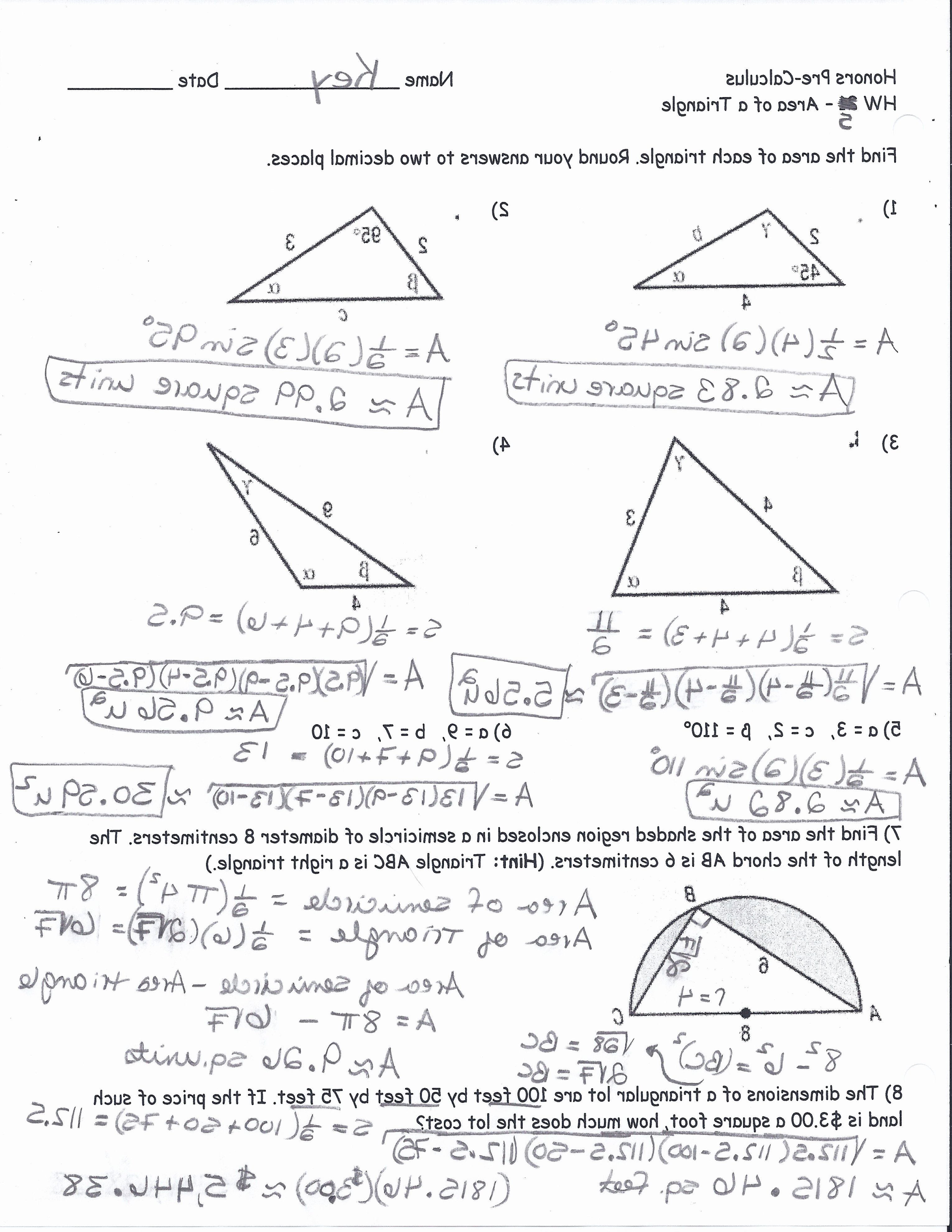 Right Triangle Trigonometry Worksheet Answers Inspirational Right Triangle Trigonometry Worksheet with Answers