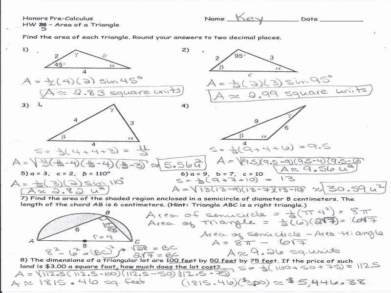 Right Triangle Trigonometry Worksheet Answers Luxury Trig Worksheets