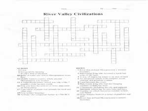 River Valley Civilizations Worksheet Answers Elegant River Valley Civilizations Worksheet for 7th 9th Grade