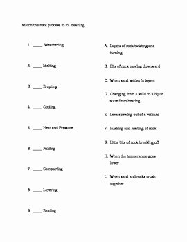 Rock Cycle Worksheet Answers Awesome Rocks and Minerals Rock Cycle Test by Bdhill