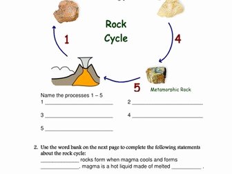 Rock Cycle Worksheet Answers Unique Revision On Rocks and the Rock Cycle by Kunletosin246