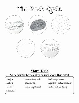 Rock Cycle Worksheet Middle School Elegant Rock Cycle Diagram Activity by Mighty In Middle School
