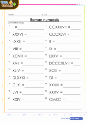 Roman Numerals Worksheet Pdf Unique 5th Grade Math Worksheets Pdf Grade 5 Maths Exam Papers