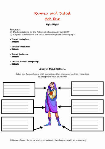 Romeo and Juliet Worksheet Best Of Romeo and Juliet Worksheets Act 2