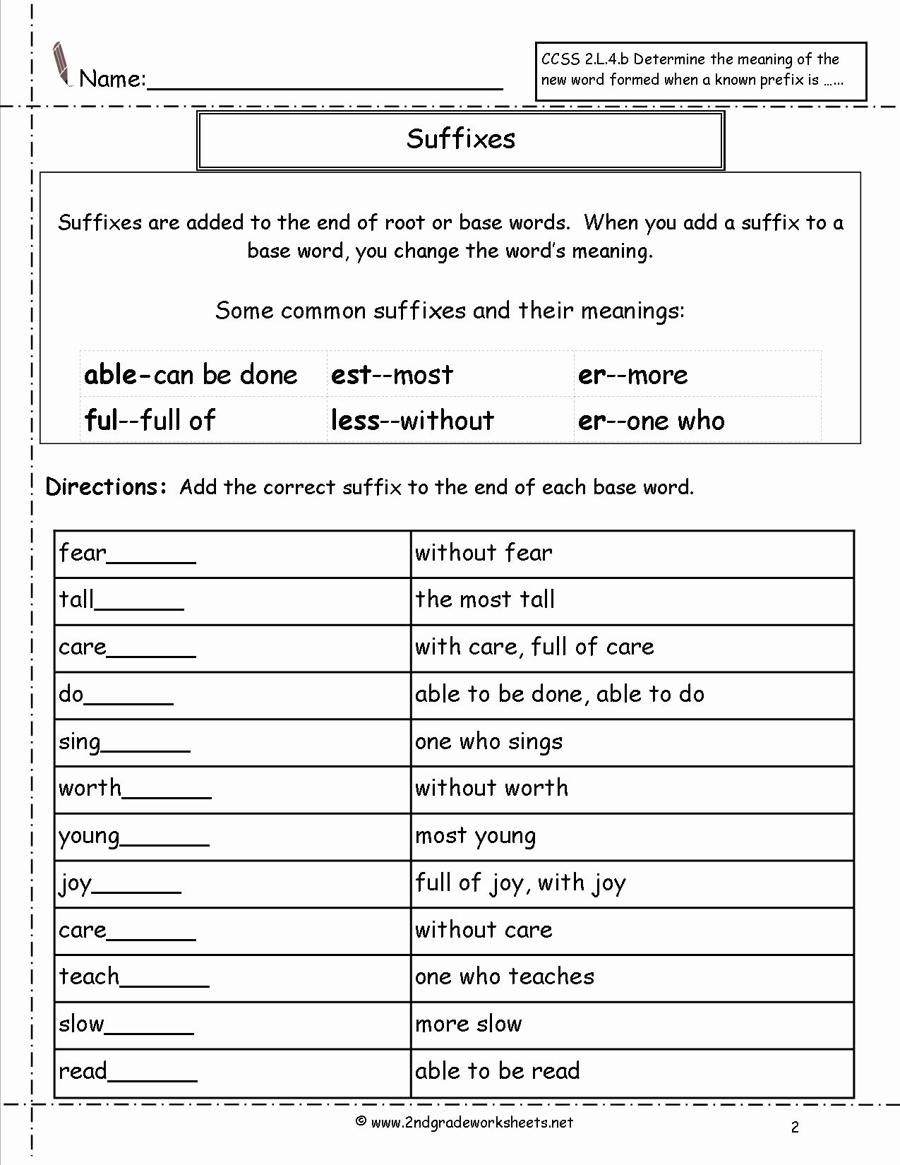 Root Words Worksheet Pdf New 14 Best Of Prefixes Suffixes Root Words Worksheets