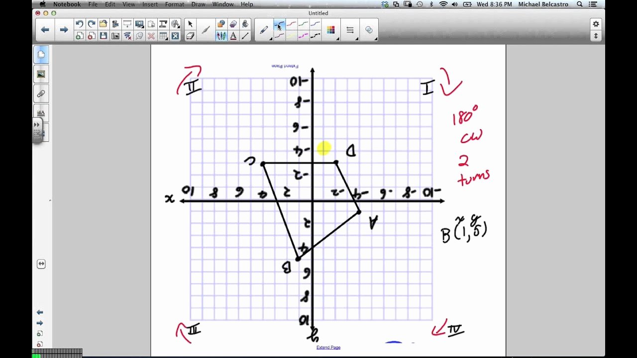 50 Rotations Worksheet 8th Grade