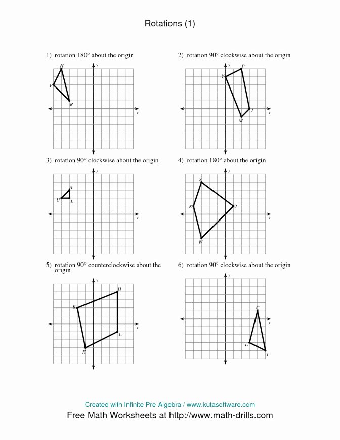 Rotations Worksheet 8th Grade Fresh Rotation Worksheet