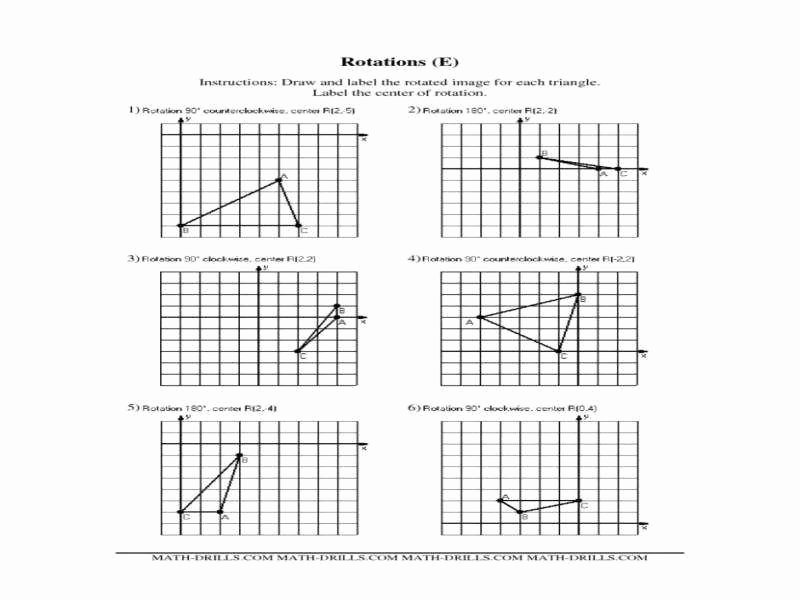 50 Rotations Worksheet 8th Grade