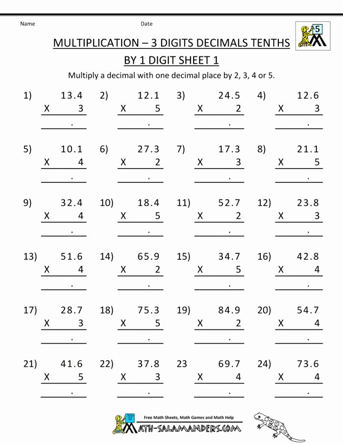 Rounding Decimals Worksheet 5th Grade Lovely Rounding Decimals Worksheet