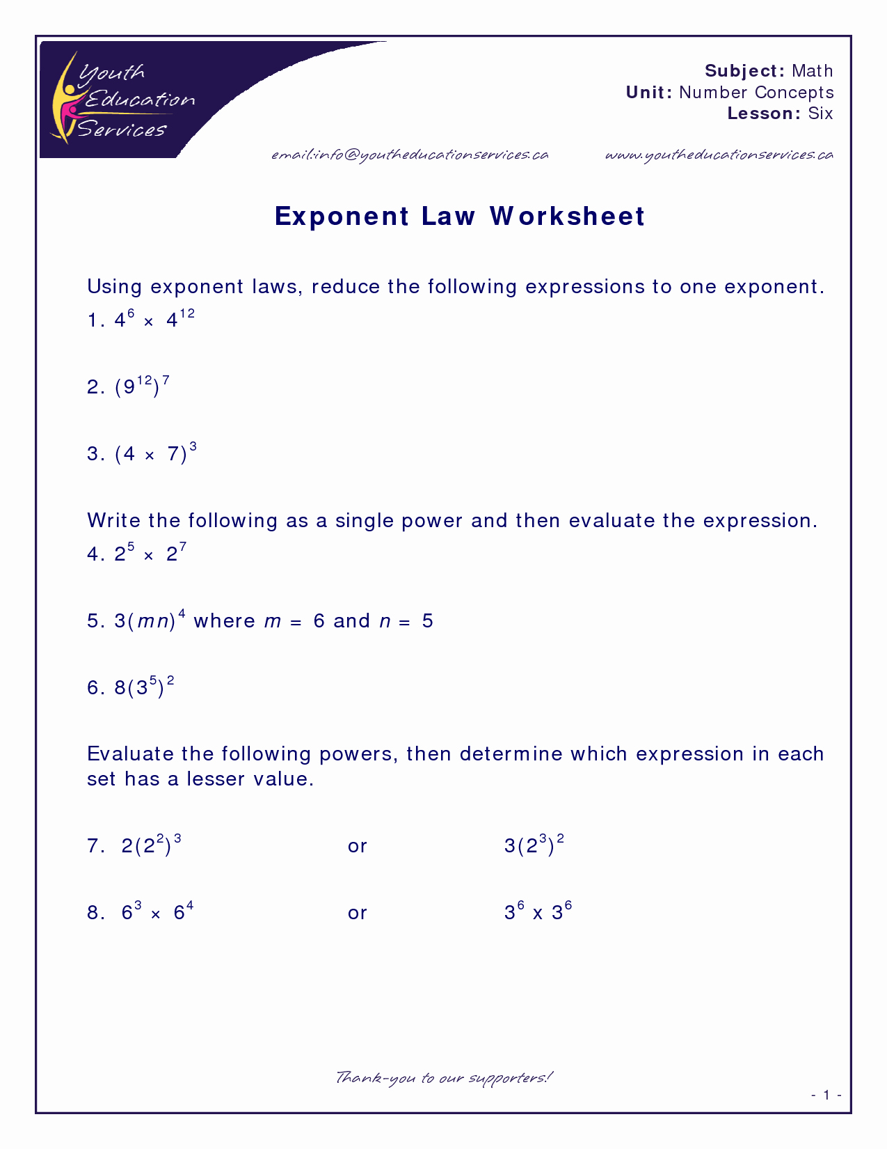 Rules Of Exponents Worksheet Pdf Lovely Exponent Product Rule Worksheet Pdf Algebra 1 Worksheets