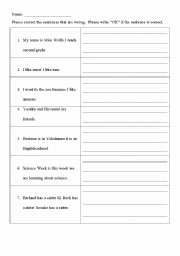 Run On Sentence Worksheet Pdf Elegant English Worksheets Correcting Run On Sentences