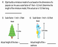 Scale Factor Worksheet 7th Grade Unique Scale Factor Worksheets