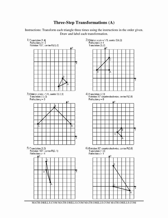 Scale Factor Worksheet with Answers Luxury Dilations Worksheet Answer Key