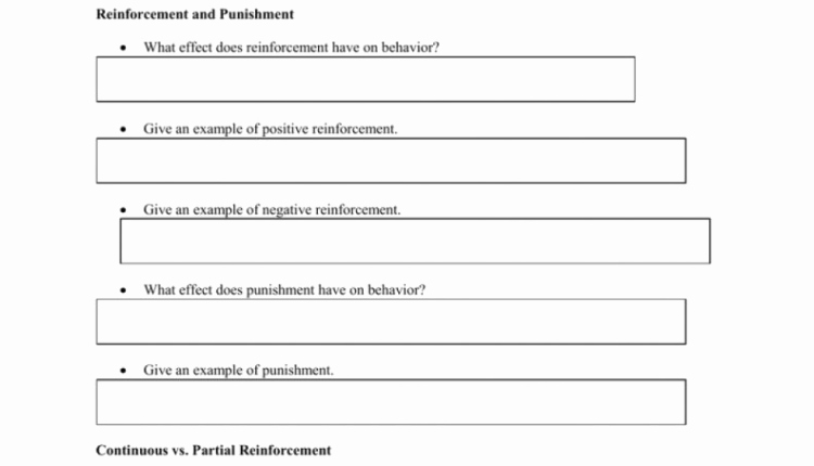 Schedules Of Reinforcement Worksheet Awesome Downloadable Template Of Psychsim Operant Conditioning