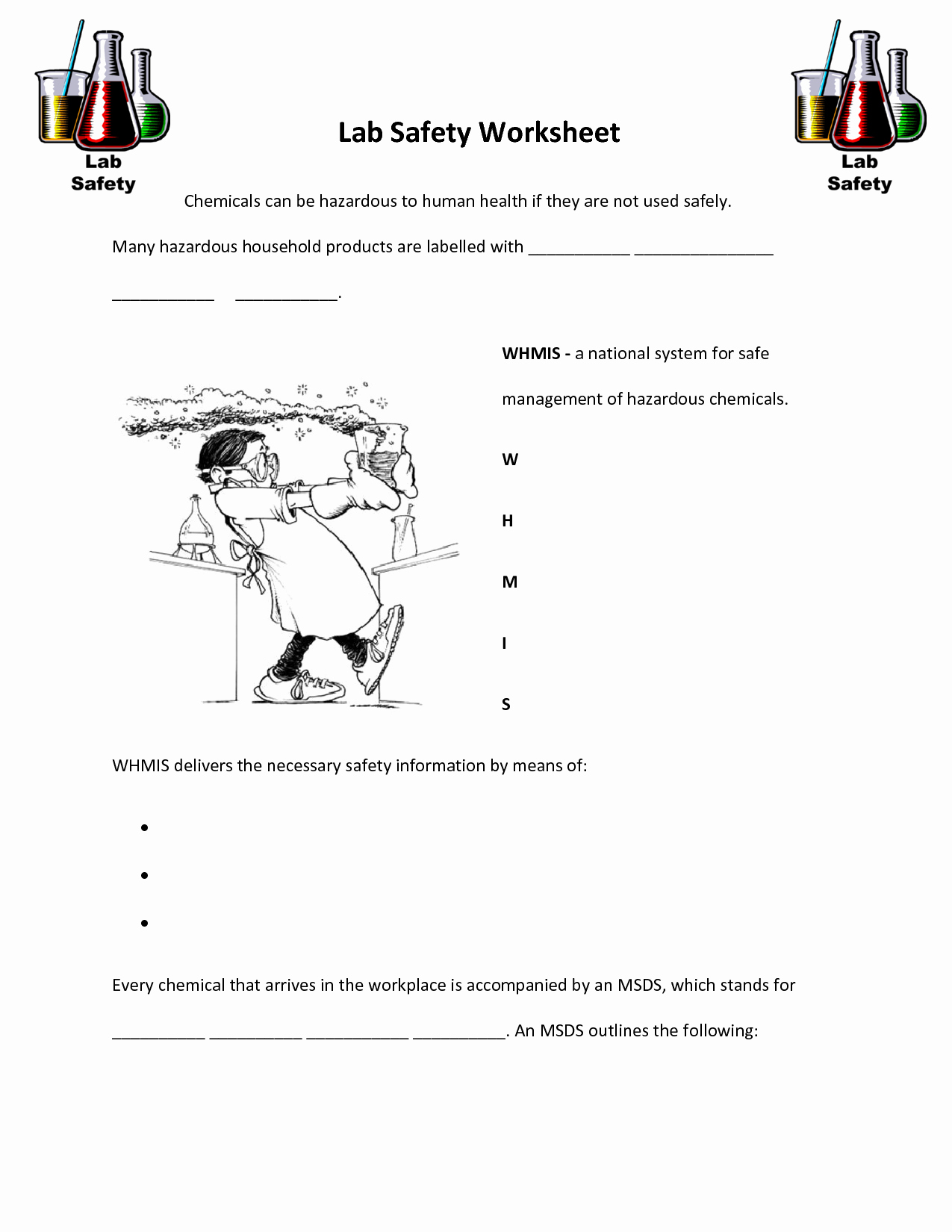 Science Lab Safety Worksheet Beautiful 18 Best Of Printable Lab Worksheet Science Lab