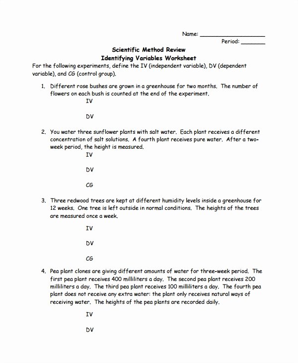 Scientific Method Practice Worksheet Beautiful Sample Scientific Method Worksheet 8 Free Documents