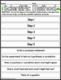 Scientific Method Steps Worksheet Beautiful 1000 Ideas About Scientific Method Worksheet On Pinterest