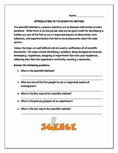 Scientific Method Story Worksheet Answers Inspirational Scientific Method Exit Ticket Vocabulary Review Sheet