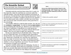 Scientific Method Worksheet 4th Grade Awesome Scientific Method On Pinterest