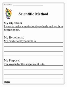 Scientific Method Worksheet 4th Grade Elegant 116 Best Scientific Process Images