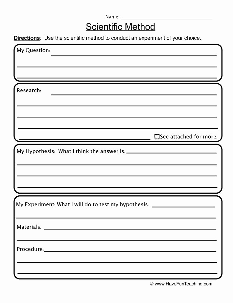 50 Scientific Method Worksheet 5th Grade