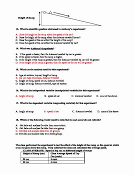 Scientific Method Worksheet Answer Key Lovely Scientific Method Test and Practice Test with Answer Key