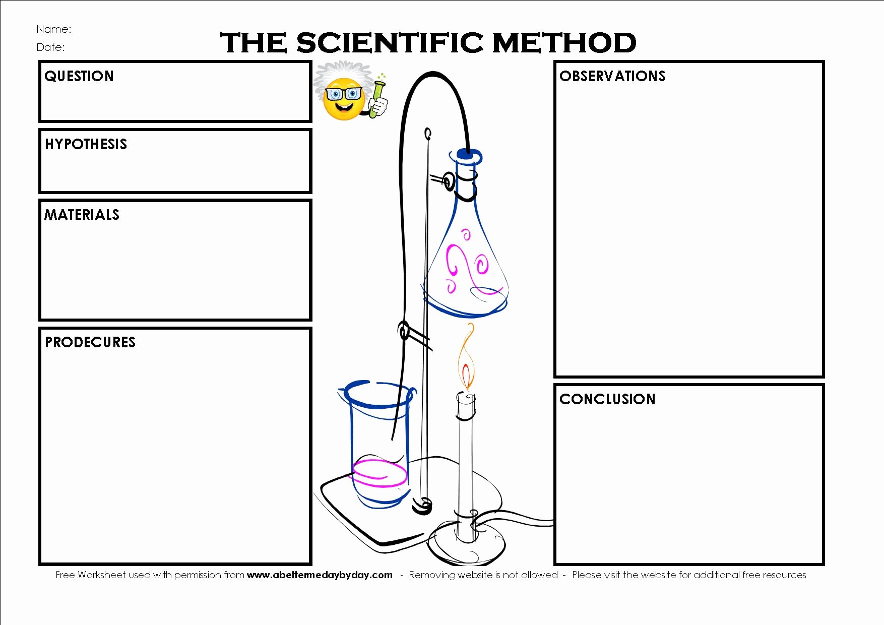 46 Scientific Method Worksheet Elementary