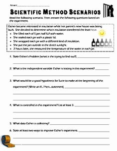 Scientific Method Worksheet Middle School New Middle School Scientific Method Worksheet
