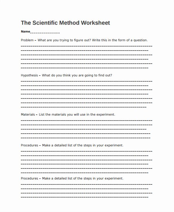 Scientific Method Worksheet Pdf Elegant Scientific Method Worksheet Pdf