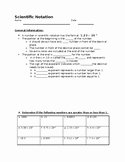 Scientific Notation Practice Worksheet Fresh Scientific Notation Worksheet Teaching Resources
