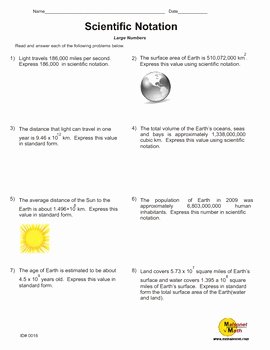 Scientific Notation Practice Worksheet Lovely Scientific Notation Practice Packet by Maisonet Math