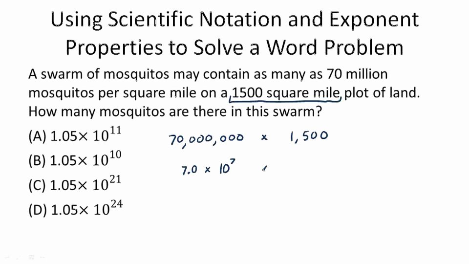 Scientific Notation Word Problems Worksheet Luxury Scientific Notation Video Arithmetic