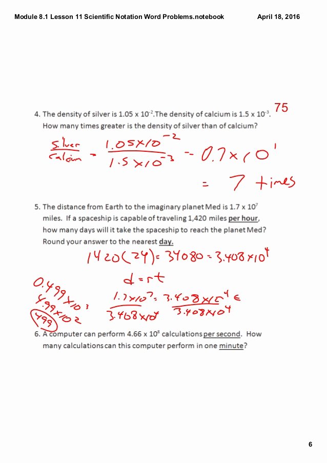 Scientific Notation Worksheet 8th Grade Awesome Scientific Notation Word Problems Worksheet 8th Grade