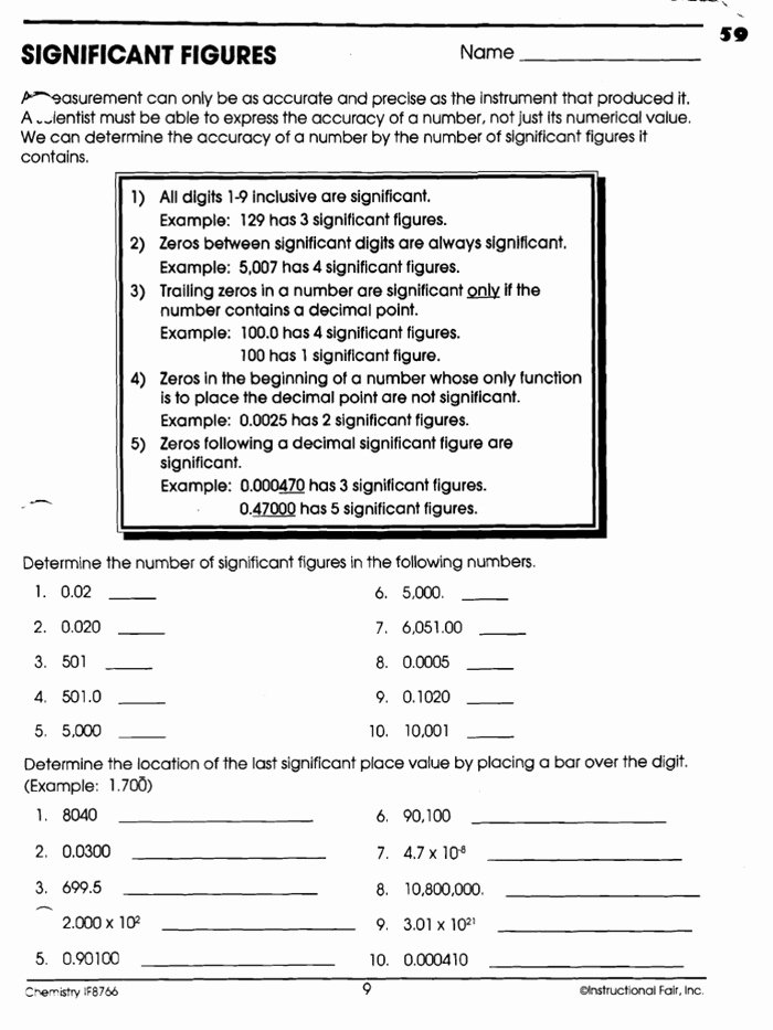 50 Scientific Notation Worksheet Answer Key