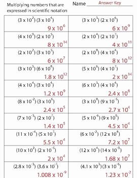 Scientific Notation Worksheet Answers Best Of 129 Best Math Worksheets Images On Pinterest