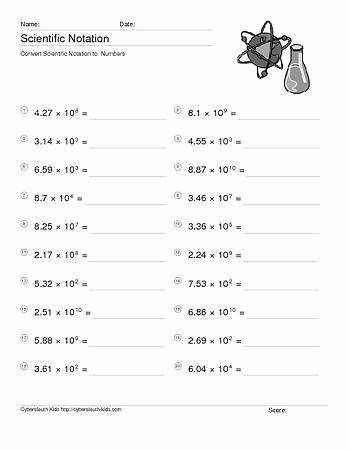 Scientific Notation Worksheet Answers New Multiplying and Dividing Scientific Notation Worksheet