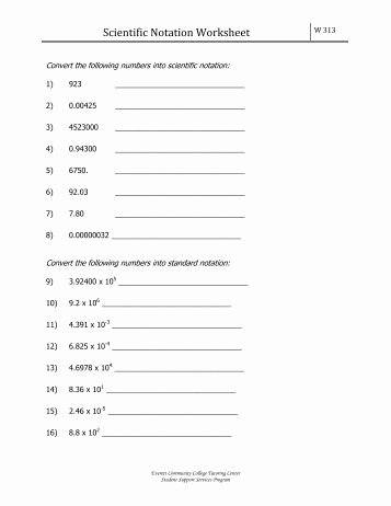 Scientific Notation Worksheet Pdf Best Of Unit 12 Metric and Scientific Notation Worksheets