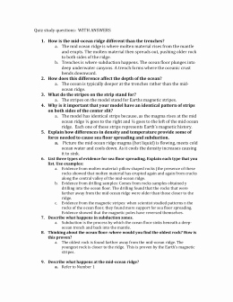 Sea Floor Spreading Worksheet Answer Awesome Sea Floor Spreading Worksheet Answers Key