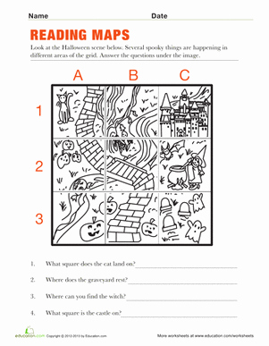 Second Grade social Studies Worksheet Awesome Reading Maps Fall Printables