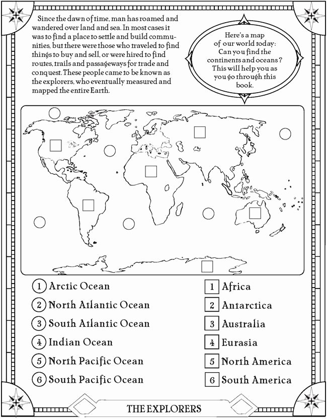 Second Grade social Studies Worksheet Fresh 25 Best Ideas About Continents and Oceans On Pinterest