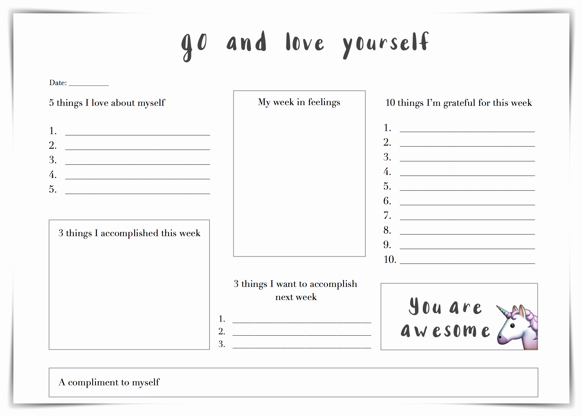 Self Esteem Worksheet for Teens Lovely 30 Self Esteem Worksheets to Print