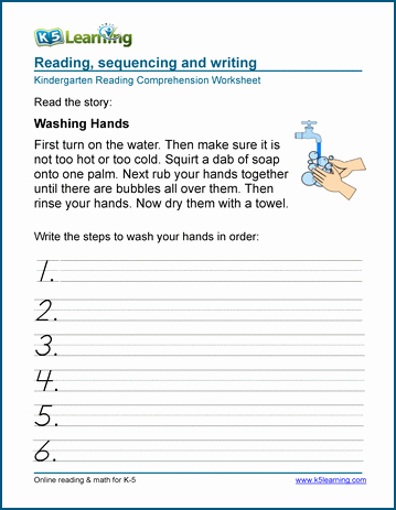 Sequence Of events Worksheet Awesome Sequencing events Worksheets for Kindergarden