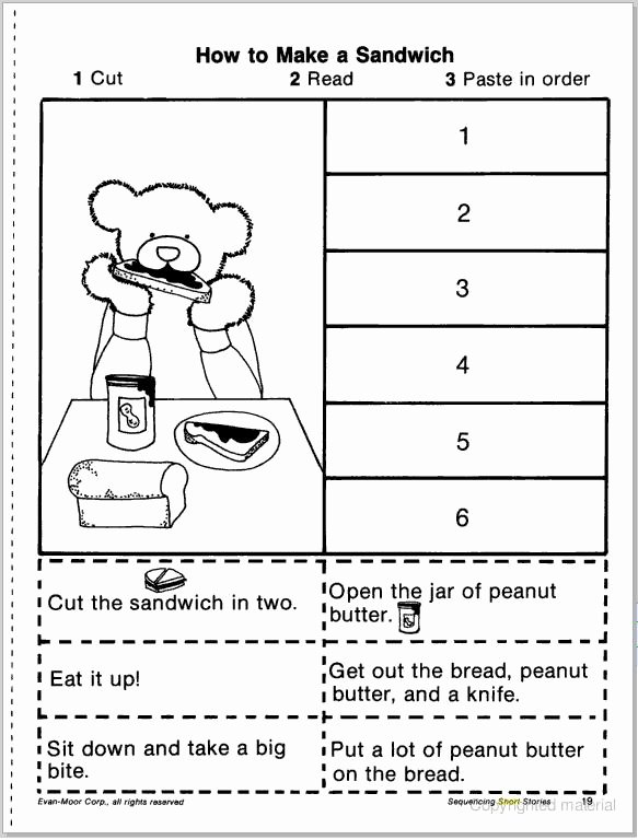 Sequence Of events Worksheet Best Of Short Story Sequencing Cut &amp; Paste