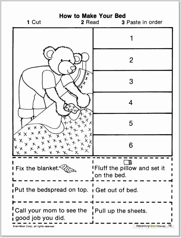 50 Sequence Of Events Worksheet