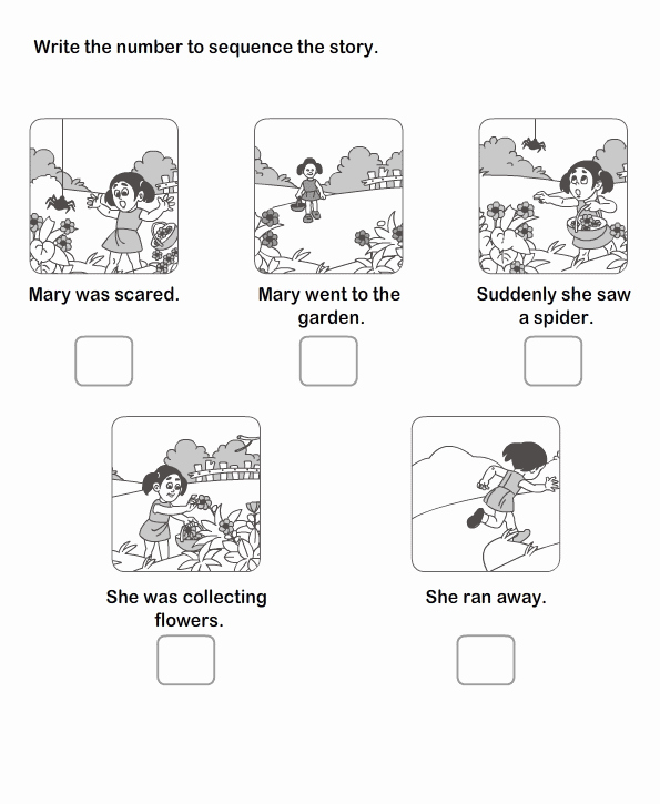 Sequence Of Events Worksheets