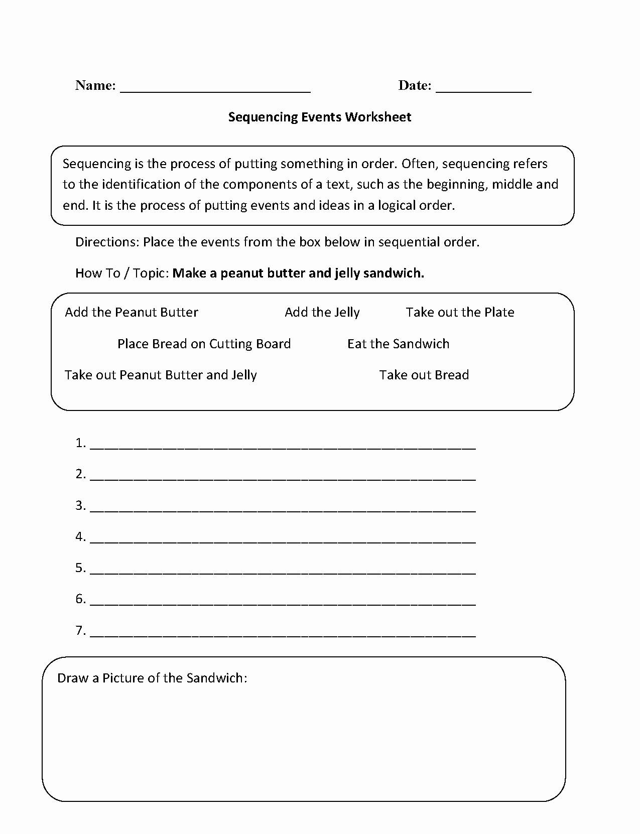 Sequence Of events Worksheet New Writing Worksheets