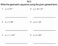 Sequences and Series Worksheet Unique Geometric Sequence Worksheets